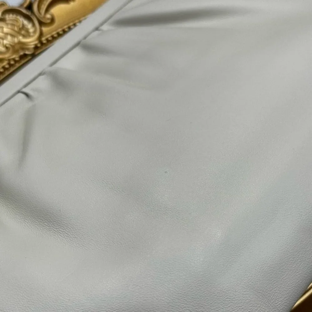 🆕 OROTON 🧿 NWT Celia XL Long Leather Clutch, Cream